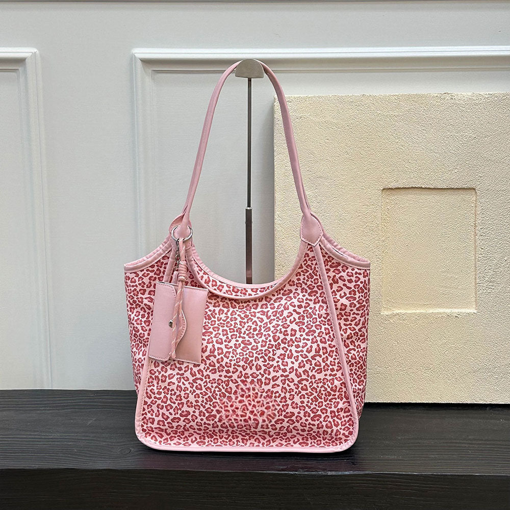 #258 women's new underarm bag shoulder bag portable Leopard print bag